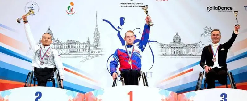Череповецкие танцоры на колясках взяли 10 медалей на чемпионате России